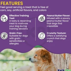 Cloud Star Buddy Biscuits Teeny Crunchy Dog Treats Peanut Butter 8-oz