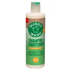 Cloud Star Buddy Wash 2 in 1 Dog Shampoo + Conditioner Green Tea & Bergamot 16-oz