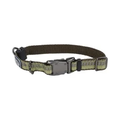 Coastal K9 Explorer Reflective Adjustable Dog Collar Fern 1 in x 12-18 in