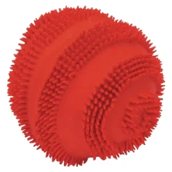 Coastal Rascals Latex Spiny Ball Dog Toy Red 2.5-in