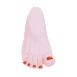 Coastal Rascals Vinyl Funny Foot Dog Toy 7-in