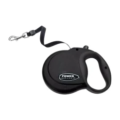 Coastal Retractable Dog Leash Black Small 16 ft