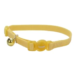 Coastal Safe Cat Adjustable Snag-Proof Nylon Breakaway Collar Banana Boat 3/8 in X 8-12 in