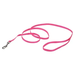Coastal Single-Ply Nylon Dog Leash Pink Bright 3/8 in X 6 ft