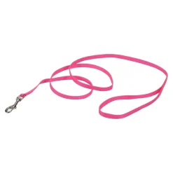 Coastal Single-Ply Nylon Dog Leash Pink Bright 5/8 in X 6 ft