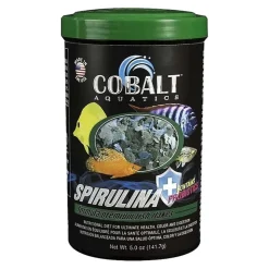 Cobalt Aquatics Spirulina Flakes Fish Food 5-oz