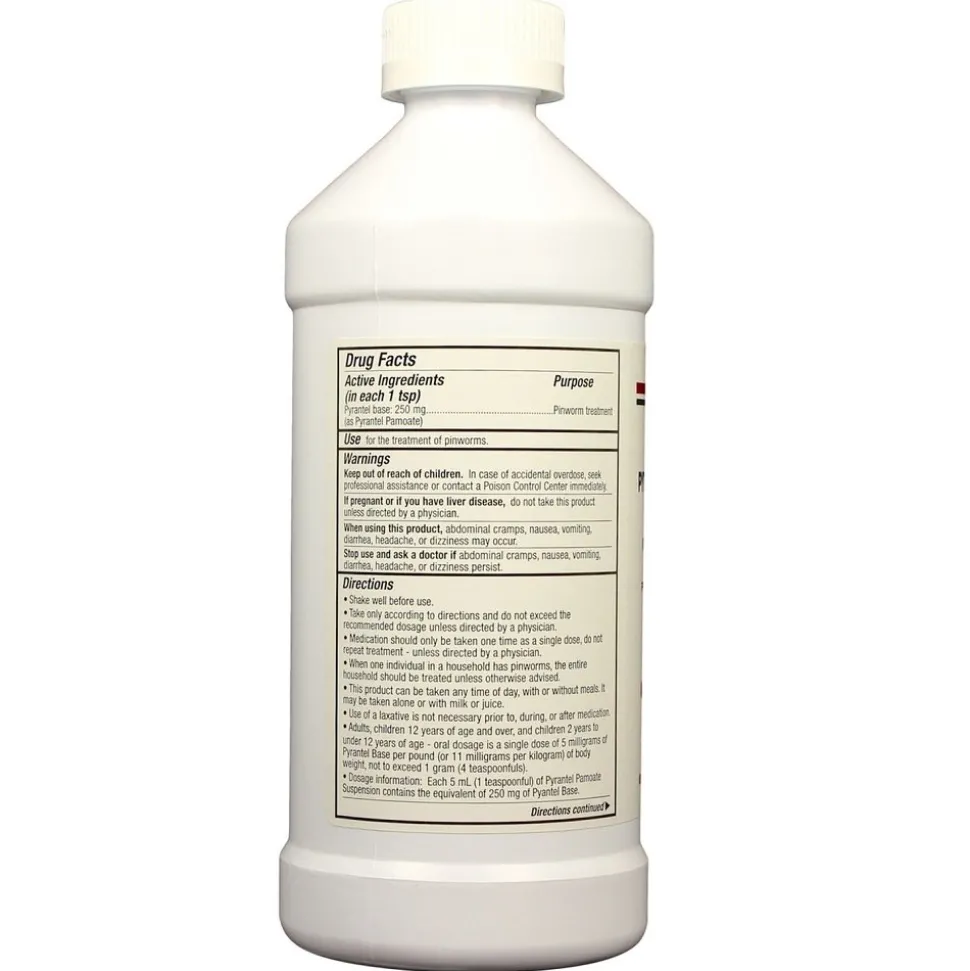 Columbia Pyrantel Pamoate Suspension Pinworm Treatment 16-oz