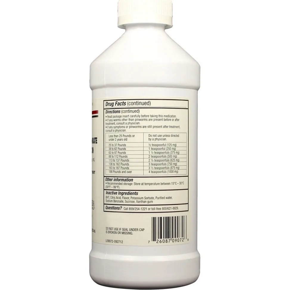 Columbia Pyrantel Pamoate Suspension Pinworm Treatment 16-oz