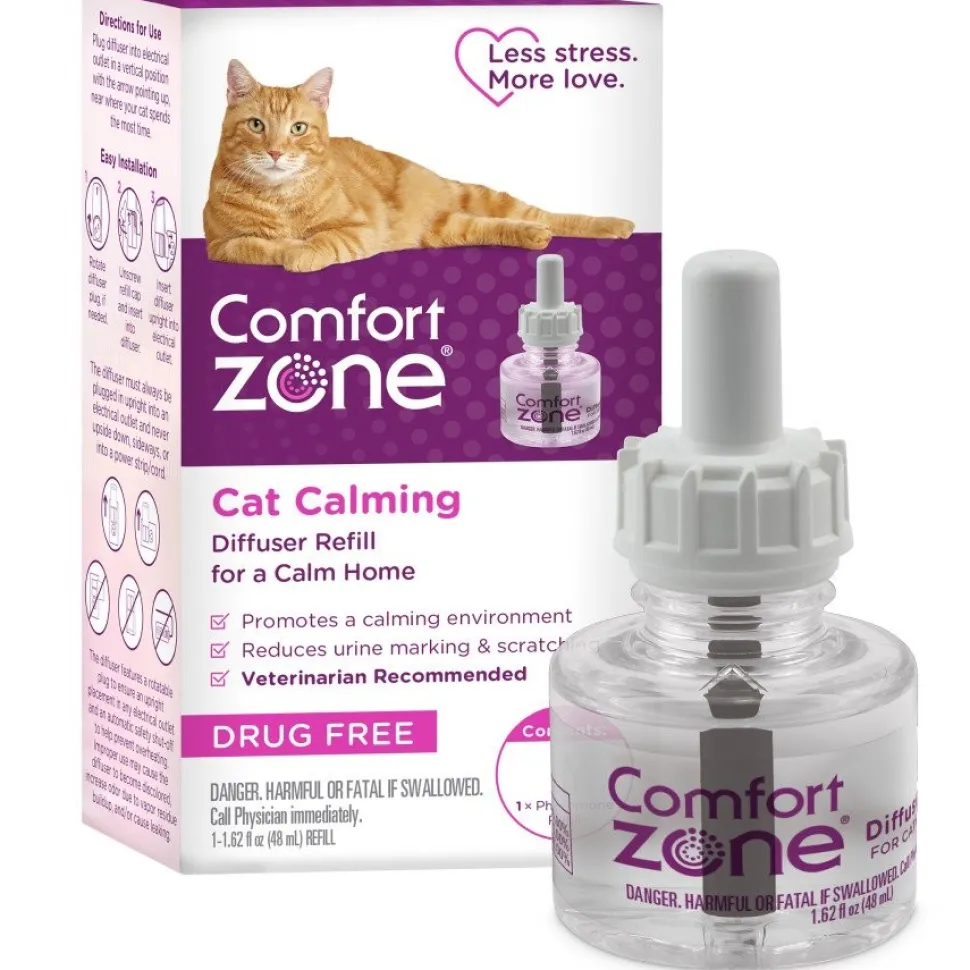Comfort Zone Cat Calming Diffuser Refill 30 Day Use 48 ml
