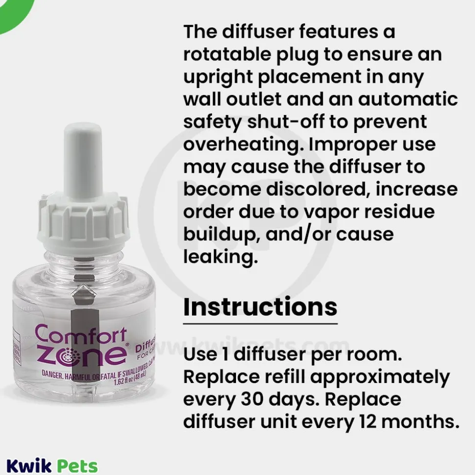 Comfort Zone Multi-Cat Calming Diffuser Refills 1 Count