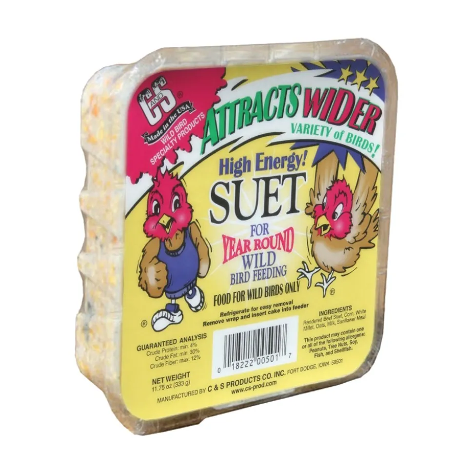 C&S High Energy Suet Treat for Wild Birds 11.75-oz