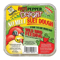C&S Hot Pepper Delight No Melt Suet Dough for Wild Birds 11.75-oz