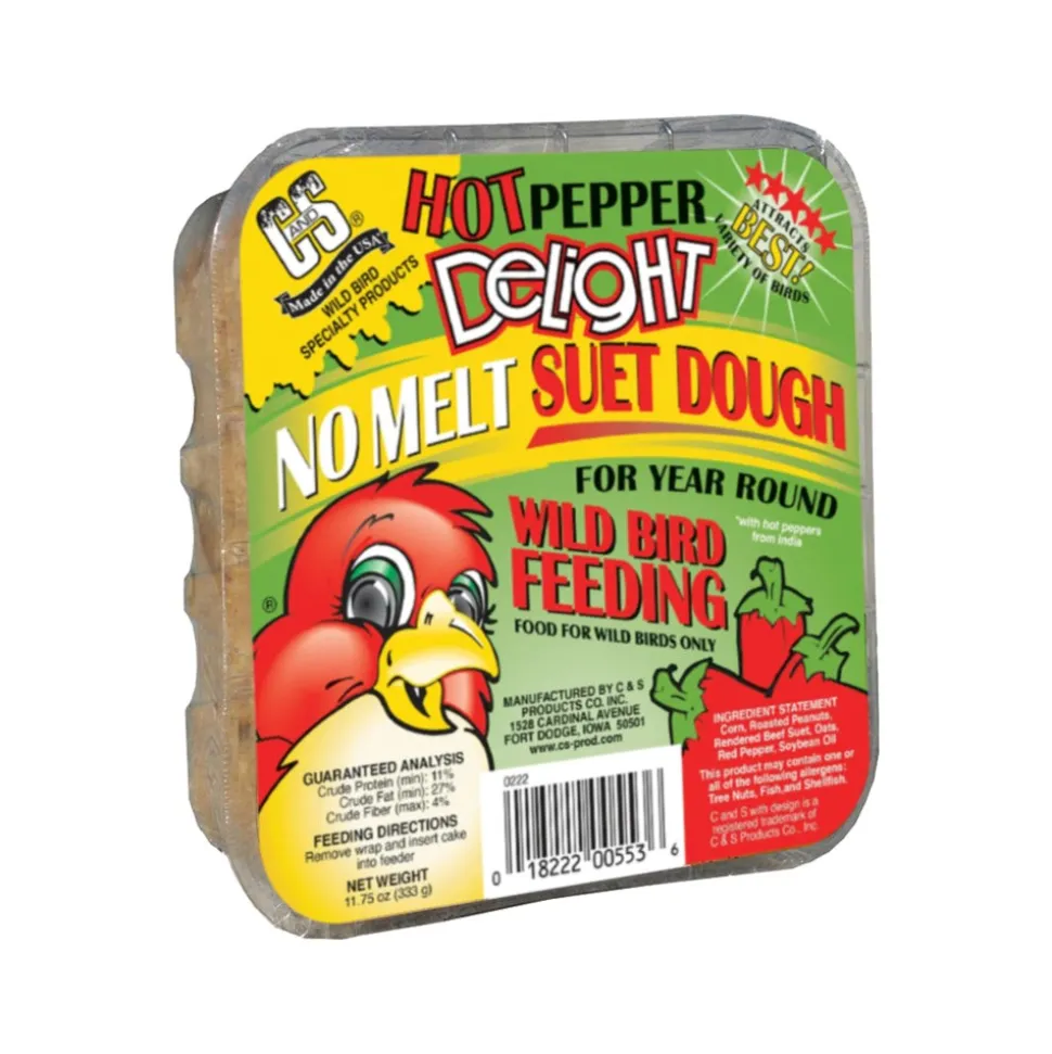 C&S Peanut Delight No Melt Suet Dough for Wild Birds 11.75-oz