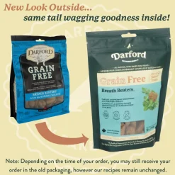 Darford Grain Free Biscuits Breath Beaters Dog Treats Regular 12-oz