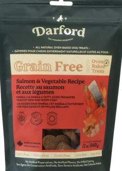 Darford Grain Free Biscuits Salmon Recipe Dog Treats Regular 12-oz