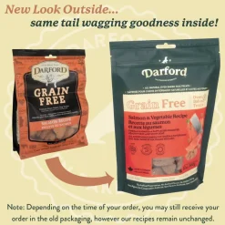 Darford Grain Free Biscuits Salmon Recipe Dog Treats Regular 12-oz