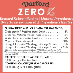 Darford Zero/G Grain-Free Roasted Salmon Dog Treats 12-oz