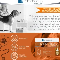 Dermoscent Essential 6 Spot-on Skin Care for Dogs 22 to 45 lbs