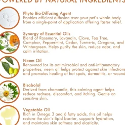 Dermoscent Essential 6 Spot-on Dog Skin Care for Dandruff & Allergy Relief Dogs & Small Mammals Up to 22-lb 4 Pipettes