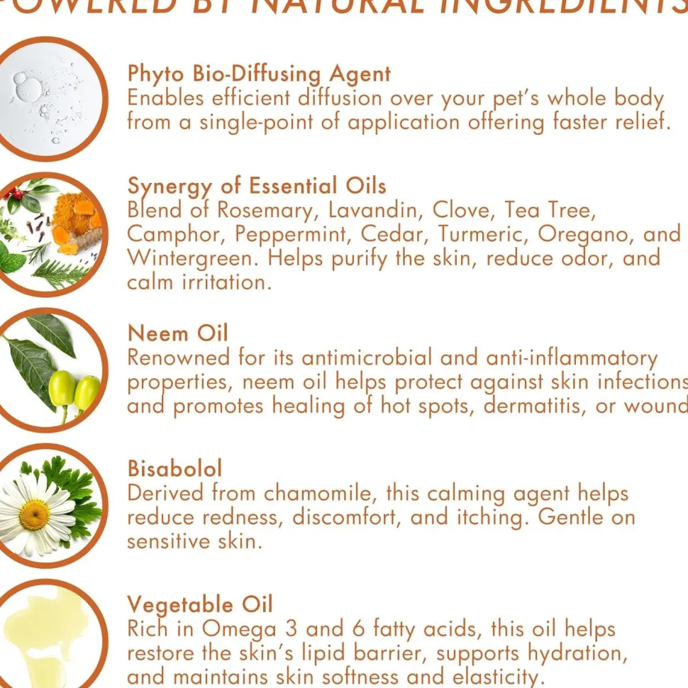 Dermoscent Essential 6 Spot-on Dog Skin Care for Dandruff & Allergy Relief Dogs & Small Mammals Up to 22-lb 4 Pipettes