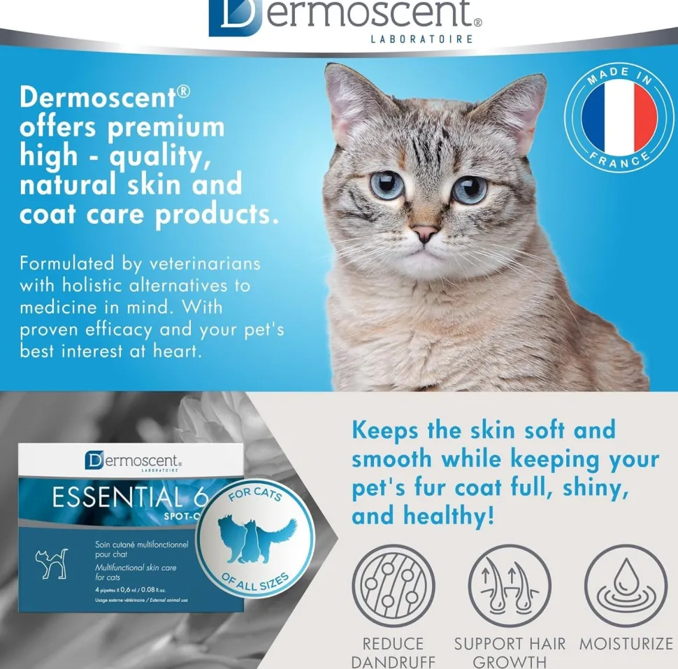 Dermoscent Essential 6 Spot-On Multifunction Skin Care for Cats