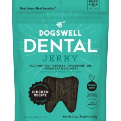 Dogswell Dental Jerky Grain-Free Dog Treats Chicken 12-oz