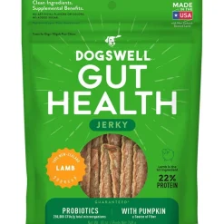Dogswell Gut Health Meaty Jerky Dog Treats Lamb 10-oz