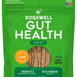 Dogswell Gut Health Meaty Jerky Dog Treats Lamb 20-oz