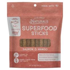 Dog Treat Naturals Superfood Sticks Dog Treats Salmon & Mango 10-oz