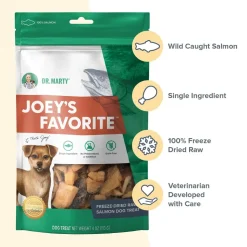 Dr. Marty Joey's Favorite Freeze-Dried Dog Treats Salmon 4-oz