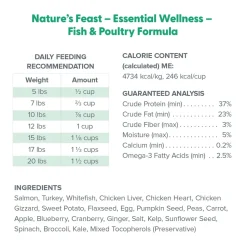 Dr. Marty Nature's Feast Essential Wellness Premium Freeze-Dried Raw Adult Cat Food Fish & Poultry 5.5-oz