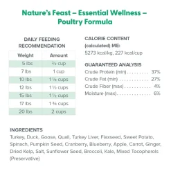 Dr. Marty Nature's Feast Essential Wellness Premium Freeze-Dried Raw Adult Cat Food Poultry 12-oz