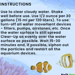 Dr. Tim's Aquatics Clear-UP Natural Water Clarifier for Reef Aquarium 8-oz