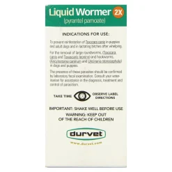 Durvet Liquid Wormer 2X for Dogs 2-oz