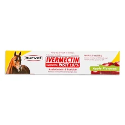 Durvet lvermectin Horse Dewormer Paste Apple Flavor 0.21-Oz