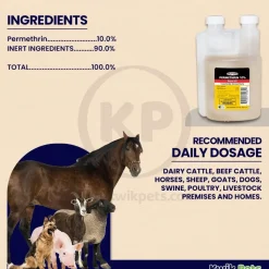Durvet Permethrin 10% Rapid Kill Insectiside Concentrate 8-oz