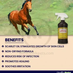 Durvet Scarlet Oil Wound Dressing Sprayer 16-oz