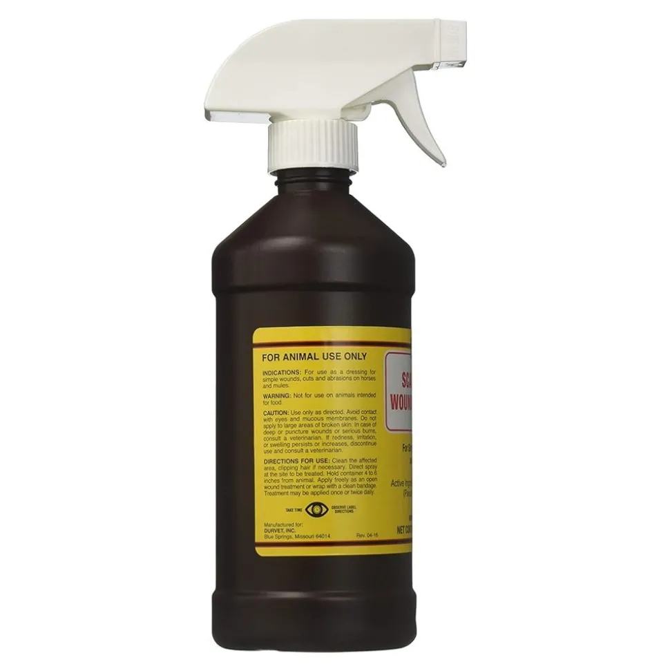 Durvet Scarlet Oil Wound Dressing Sprayer 16-oz