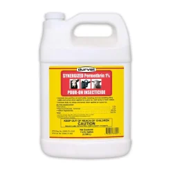 Durvet Synergized Permethrin 1% Pour-On Insectiside 1-gal