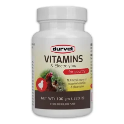 Durvet Vitamins & Electrolytes Poultry Nutrient Supplement 100g