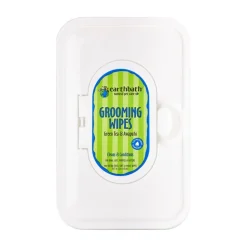 Earthbath Grooming Wipes for Dogs & Cats Green Tea & Awapuhi 100 Count