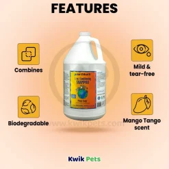 Earthbath 2-in-1 Conditioning Pet Shampoo Mango Tango 128-oz