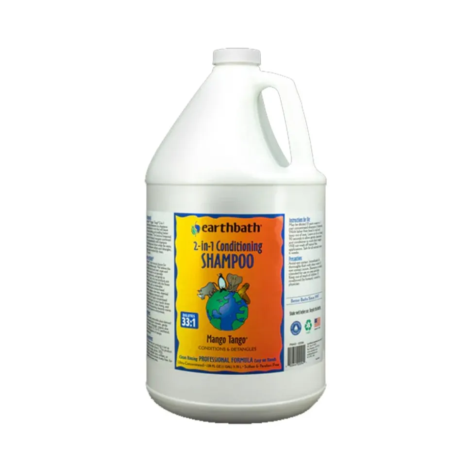 Earthbath 2-in-1 Conditioning Pet Shampoo Mango Tango 128-oz