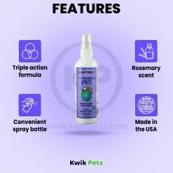Earthbath 3-in-1 Deodorizing Spritz for Dogs Mediterranean Magic 8-oz