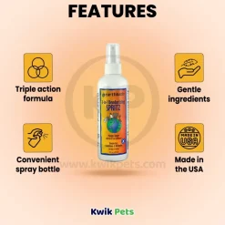 Earthbath 3-in-1 Deodorizing Spritz for Dogs Mango Tango 8-oz