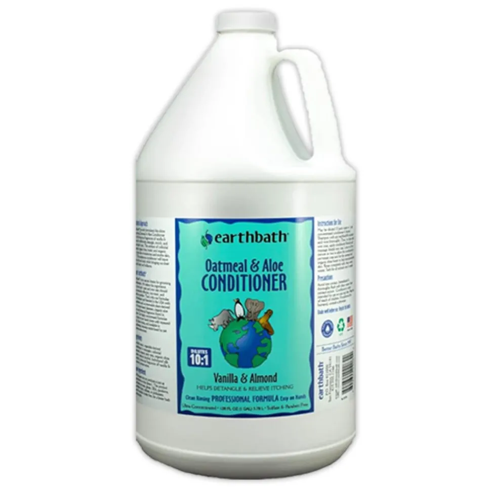 Earthbath Oatmeal & Aloe Pet Conditioner Vanilla & Almond 128-oz