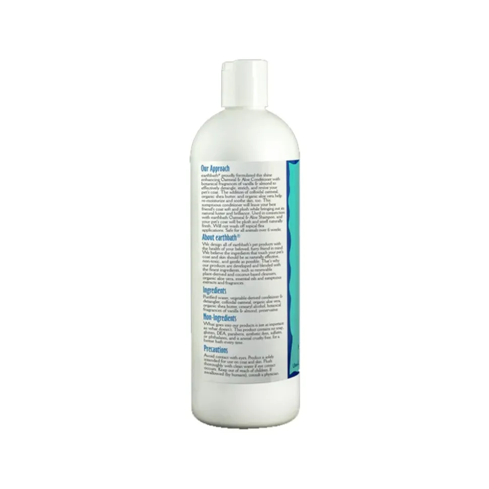 Earthbath Oatmeal & Aloe Pet Conditioner Vanilla & Almond 16-oz
