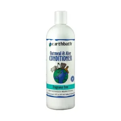 Earthbath Oatmeal & Aloe Pet Conditioner Fragrance Free 16-oz