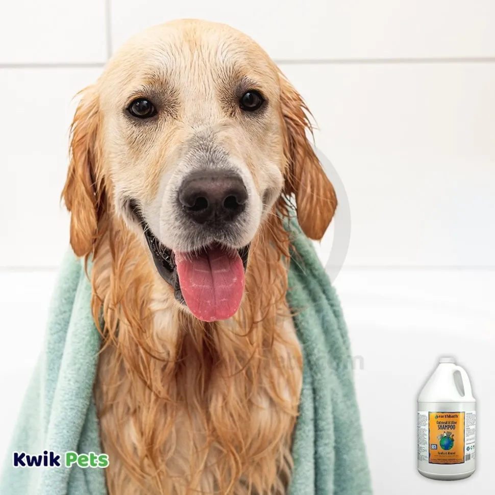 Earthbath Oatmeal & Aloe Pet Shampoo Vanilla & Almond 128-oz