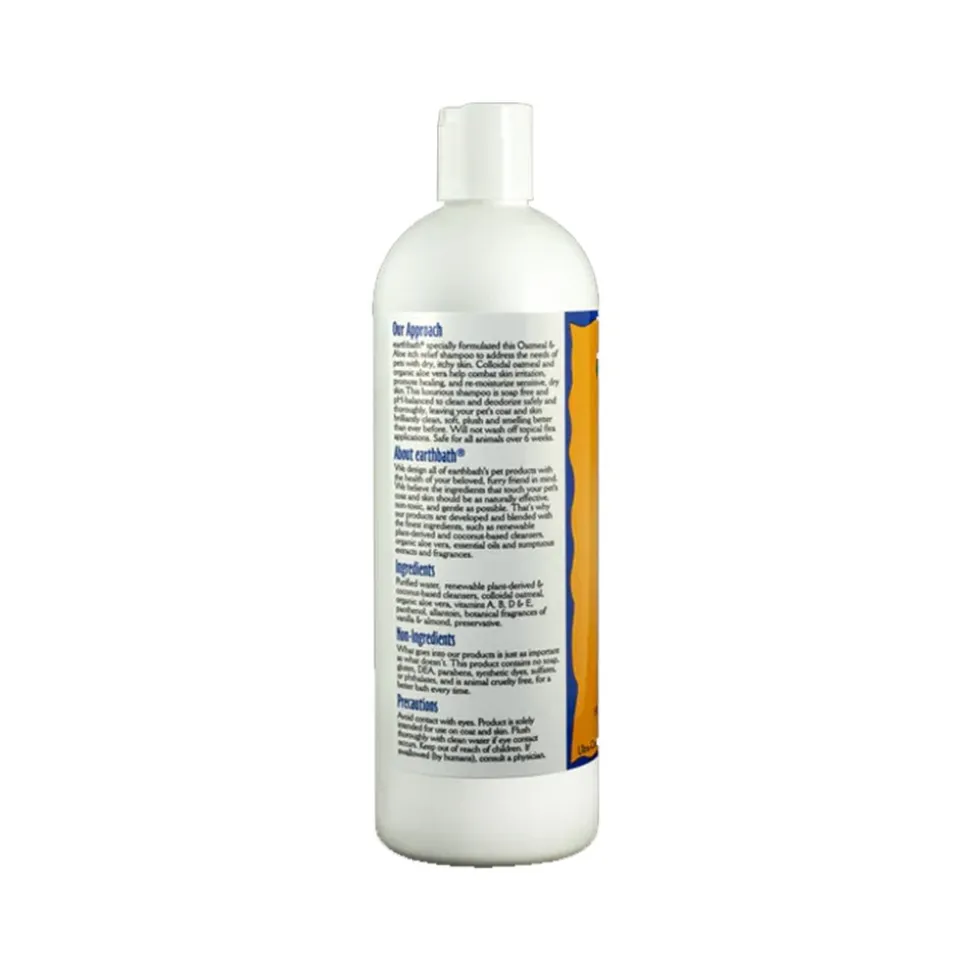 Earthbath Oatmeal & Aloe Pet Shampoo Vanilla & Almond 16-oz